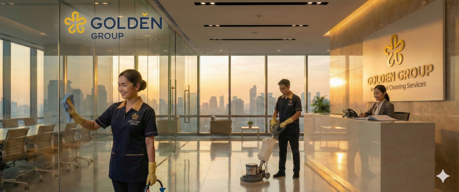 GOLDEN GROUP profesyonel temizlik ekibi